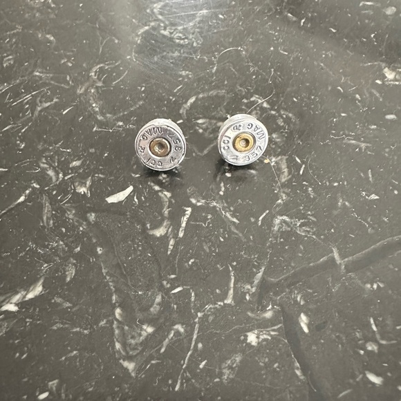 Bullet Casing Earrings - Picture 3 of 6